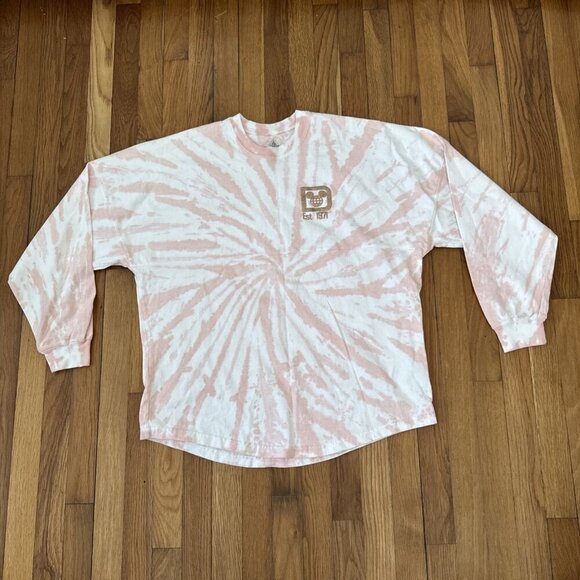 Disney Parks Walt Disney World Pink Tie-Dye Briar Rose Gold Spirit Jersey Size M - Picture 2 of 5